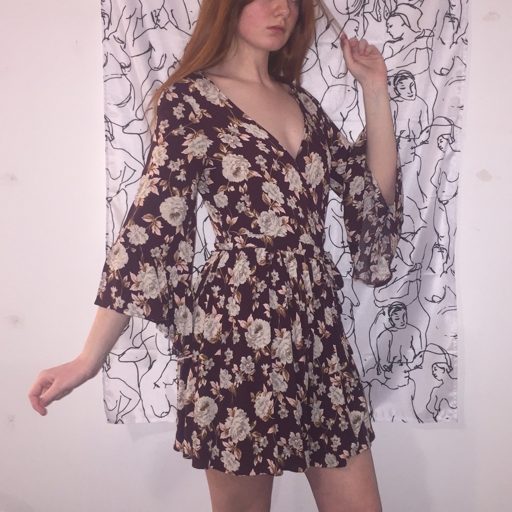💫sale🌷AEO Wrap-tie Dress